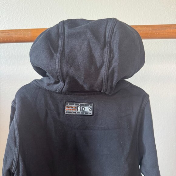 Nike Kyrie Club Fleece Hoodie Youth Small • Black/Grey Graphic • DC2997-010 - Picture 7 of 10